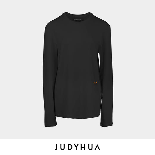JUDYHUA mini手绣红唇长袖T恤 商品图1