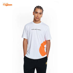 COURTMAN野球帝 侧面星标运动速干透气美式投篮T恤男士短袖上衣