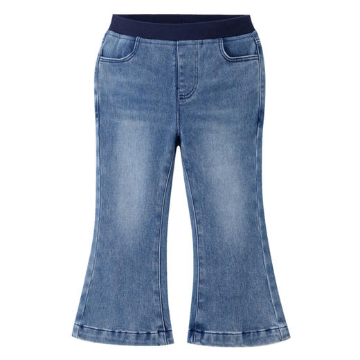 女童黑科技蓄热牛仔长裤冬季新款安奈儿童装实体店同款XG446755 商品图6