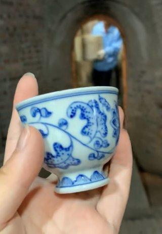 缠枝莲主人杯 商品图0