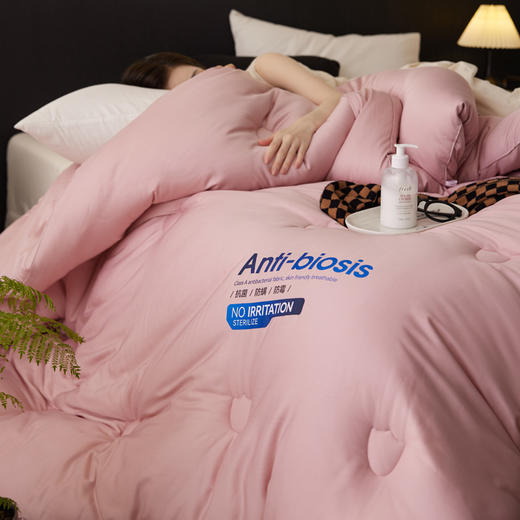 【A类控温抑菌被】莫代尔柔软蓬松恒温冬被 抑菌防螨科技冬被 被子被芯 商品图6