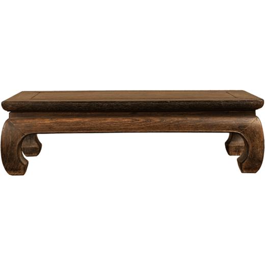 清中期 红木束腰马蹄腿脚踏 商品图5