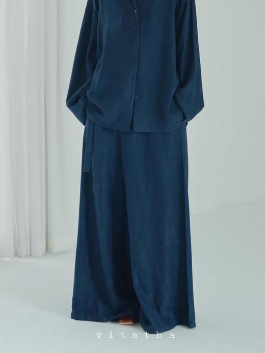 Vitatha番塔塔/F24WK009/松紧腰绑带裙裤武士裤 商品图4