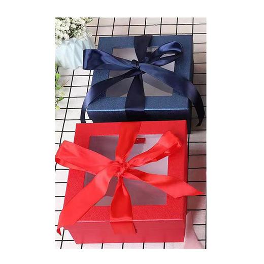 开窗正方形 红色 蓝色 礼盒（含内饰）中号 商品图2