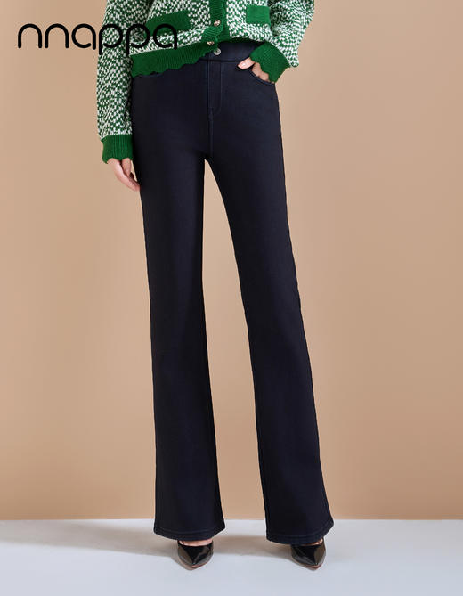 天丝奥粒绒微喇牛仔裤PA29311 商品图2