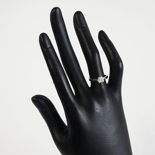 【天然正品】周生生（全爱钻系列）PT900铂金时尚经典款0.32克拉钻石戒指D-VS1-3EX11号（戒圈可改）女士现售价：3680！211024TJ12 商品图9