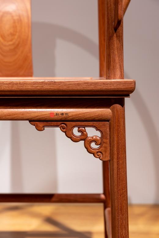 红桥红  家具严选  缅甸花梨（大果紫檀）【恭王府寿字纹圈椅】 商品图4