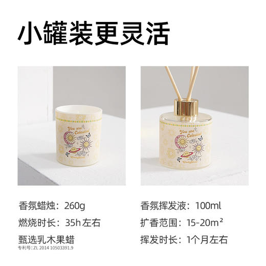 Smiley home Celestial 情绪因子香氛蜡烛无火香薰 商品图3