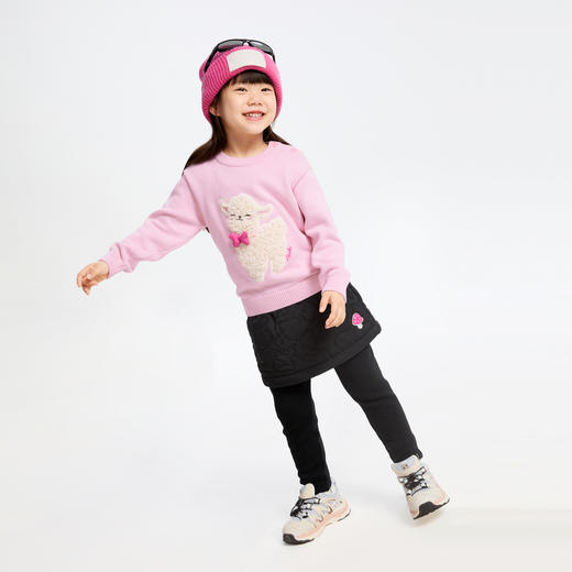 女童软萌绣花毛衣圆领冬季新款安奈儿童装实体店同款XG444591 商品图6