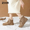 ZHR则则加绒保暖雪地靴防水防寒女鞋2024冬季新款ins百搭短筒棉鞋 商品缩略图6
