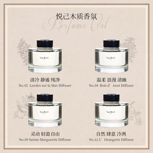 【任选两瓶】Van Reed滚珠香氛油15ml/液体无火香薰150ml 法式香氛 温柔扩香 多场景适用 商品图2