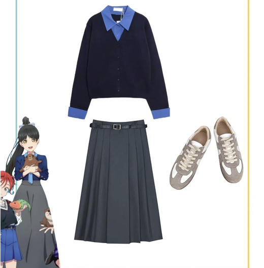 衬衫假两件包扣开衫 商品图7