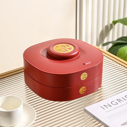 【喜庆佳品 『褔」，分格糖果盒】零食干果盘客厅 家用2025过年新款水果收纳盒 茶几糖果盒 果篮瓜子盒-QQ 商品图4