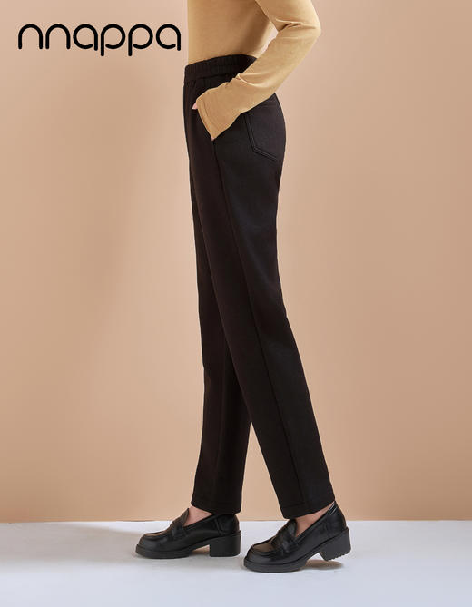 人字纹复暖阳绒烟管裤PA29310 商品图2