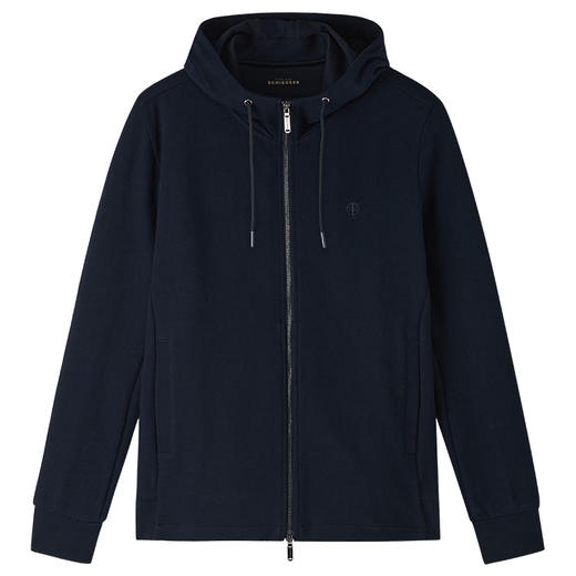 【棉混纺】SCHIESSER德国舒雅高端铂雅男士连帽拉链长袖外套99/23649U（可点击详情页最下方链接选择配套裤子） 商品图9