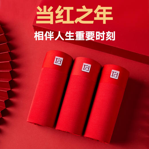 【红品内裤】爱帝莫代尔桑蚕丝2条装男士平角裤 商品图4