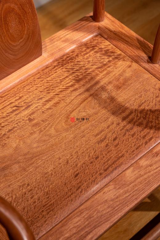 红桥红  家具严选  缅甸花梨（大果紫檀）【恭王府寿字纹圈椅】 商品图5