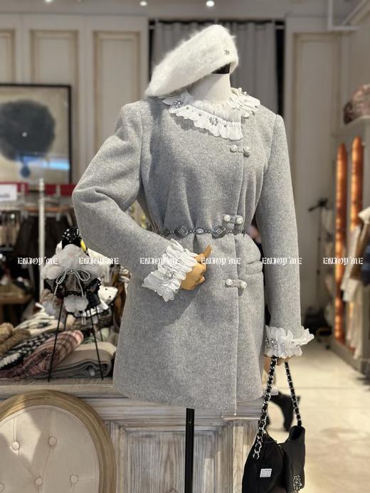 【门店同款】ENJOY冬季自由意志花边拼接羽绒外套 160100158 商品图11