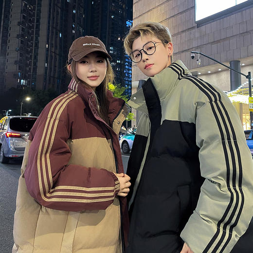 【新款DSS】大依优型大码立领棉服面包服棉衣保暖加厚加肥加大上衣男士外套胖子 商品图0