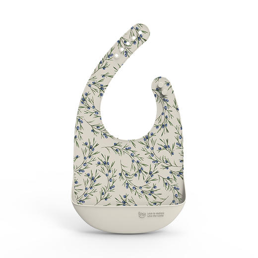 【合作商发货】Qlittle宝宝吃饭围兜辅食饭兜儿童硅胶口水兜防水防脏婴儿围兜 商品图5