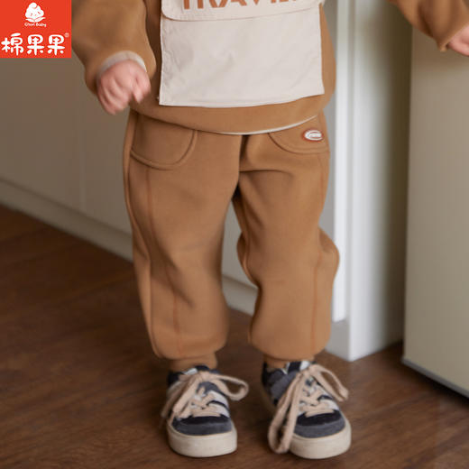 棉果果专柜同款冬季新品男童女童防风长裤M402200424617 商品图0