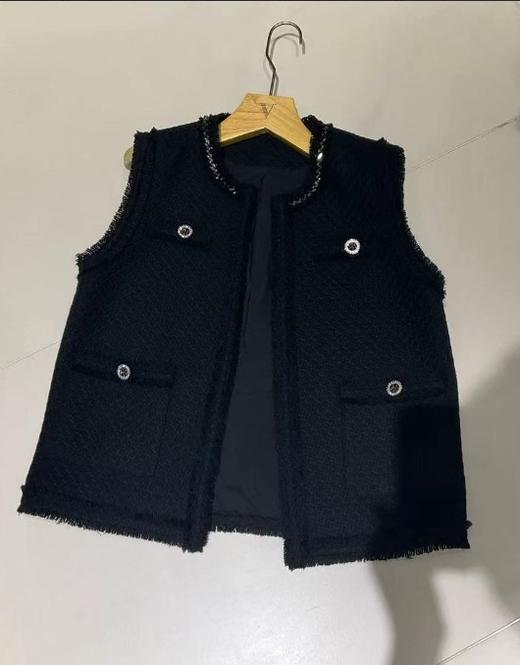 轻薄秋冬百搭马甲HJ3HA03~漆黑 商品图0