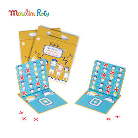 Moulin Roty 猜猜你是谁 磁力便携游戏 适合5岁+ 趣味小游戏 旅行便携 假日系列 法国品牌-713142