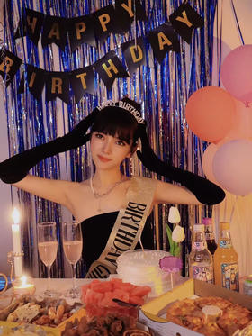 生日缎带（金色）