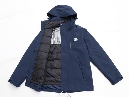 【石墨烯羽绒三合一冲锋衣】可拆卸帽石墨烯羽绒服内胆款冲锋衣上衣03h 商品图2