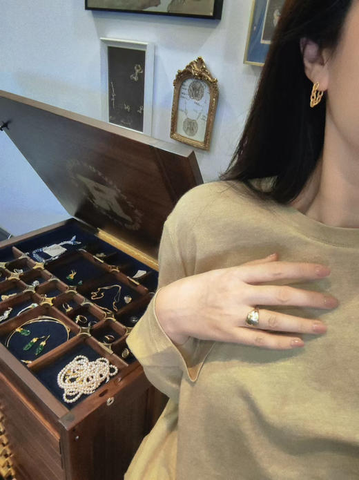 无尽藏 18k黄金钻石耳环 商品图8