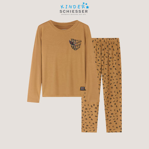 【莫代尔】SCHIESSER德国舒雅男童长袖家居套装莫代尔面料3B/23315H 商品图0