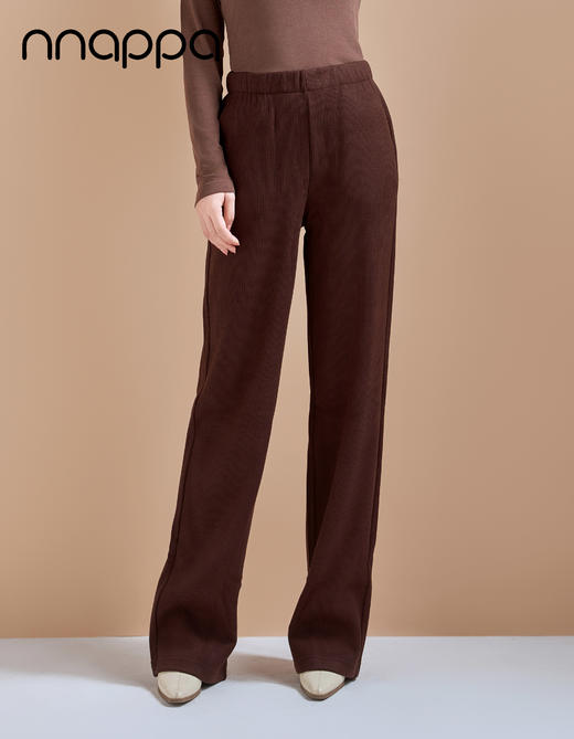 仿羊绒中条松紧时尚大直筒PA29323 商品图0