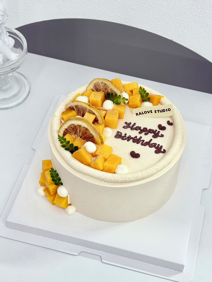 秋意简约芒果柠檬干装饰