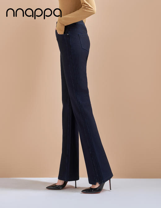 暖丝特抓毛外穿时尚微喇牛仔裤PA29331 商品图1