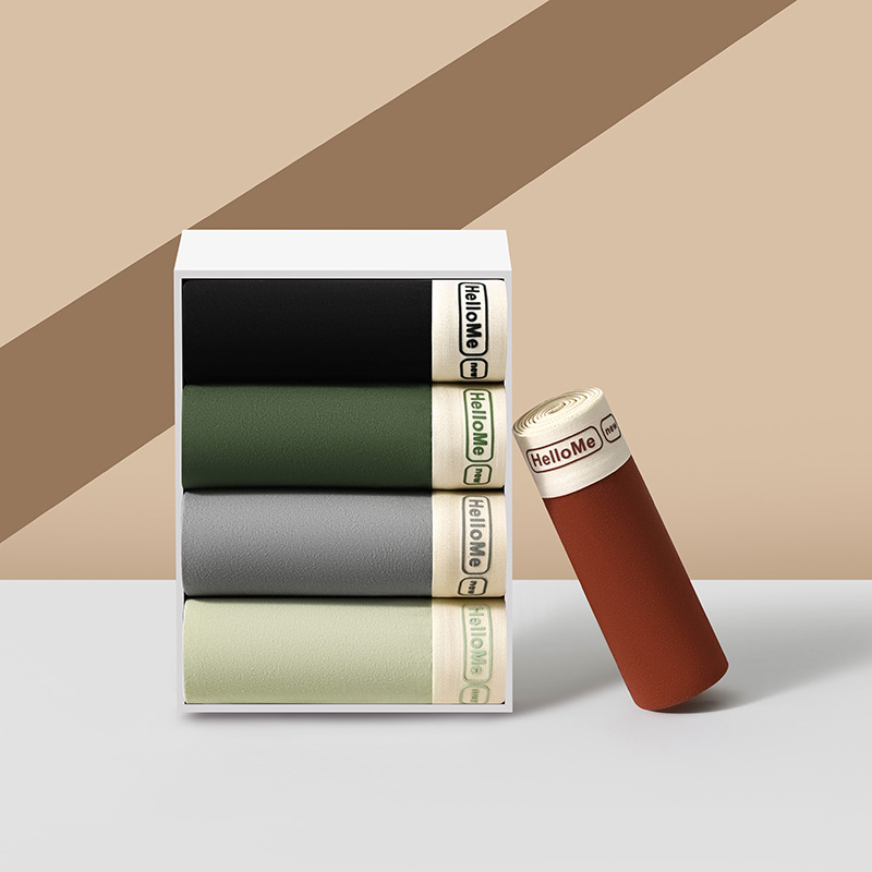 【娇安芬·男士新疆长绒棉平角内裤】59.9/5条！7A级抗JUN 3D立体葫芦囊袋 大空间超舒适 精选纯棉材质面料 超棵感体验！加密醒边设计 做工很好不卷边