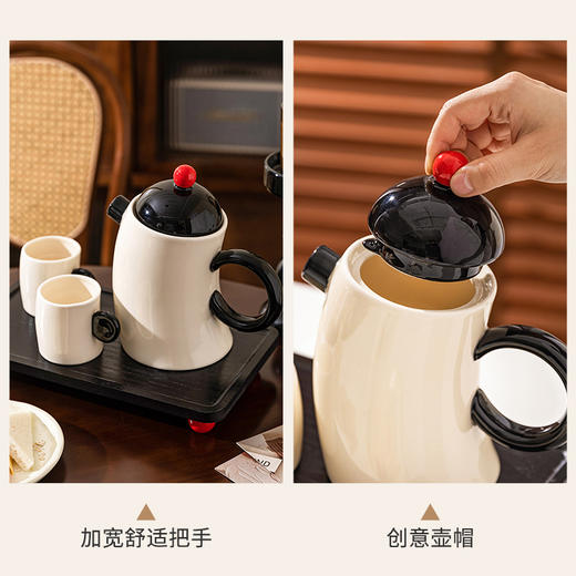 摩登主妇陶瓷泡茶壶套装礼盒结婚新婚礼物伴手礼茶具2024新款茶杯 商品图3