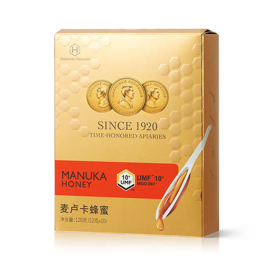 荷塔威新西兰麦卢卡10+勺蜜便捷蜂蜜小包装新西兰原装进口勺蜜12g*10支官方旗舰店正品 商品图2