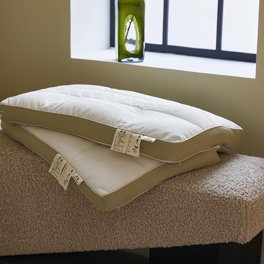 二合一深睡眠护颈荞麦枕头 全荞麦明目枕芯 商品图2