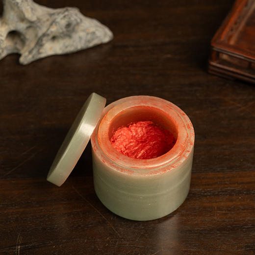 清 玉雕印泥盒 商品图1