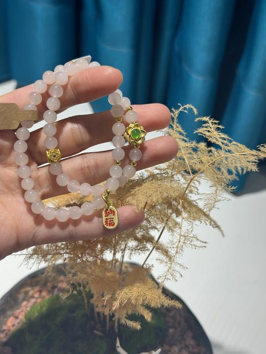 【非质量问题不退，谢谢理解】小鱼推荐 天然和田玉古风手串 6mm新中式叠戴 商品图1