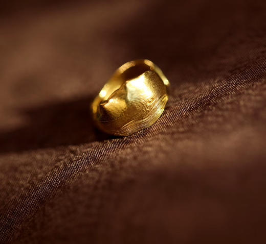 抽象感与手工感 | 鲸鱼戒指耳骨夹两用 商品图3