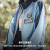 马登撞色拼接拉链卫衣复古徽章开衫上衣宽松休闲运动外套潮春秋女 商品缩略图2
