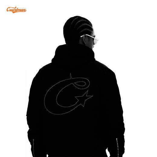 COURTMAN野球帝 美式复古星标logo飞行员夹克嘻哈宽松棒球服外套 商品图0