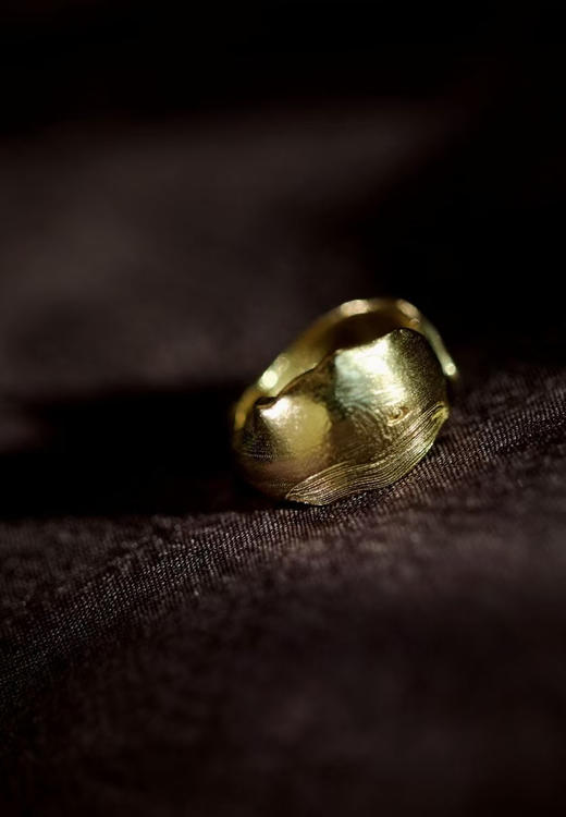 抽象感与手工感 | 鲸鱼戒指耳骨夹两用 商品图8