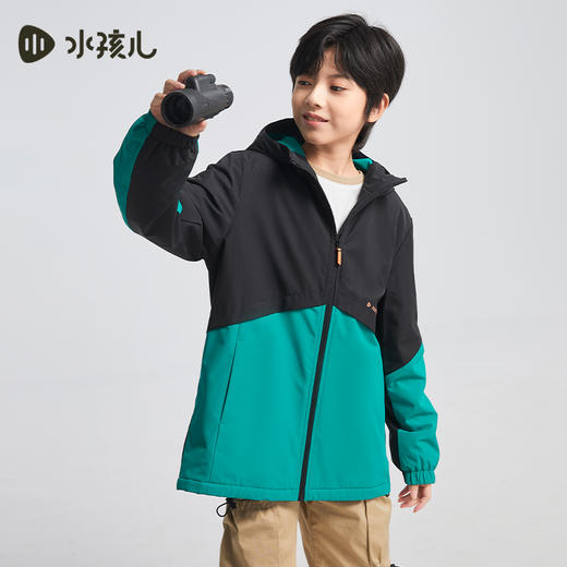 水孩儿童装2024秋冬女童风衣男童外套时尚户外春季防风保暖休闲上衣 商品图4