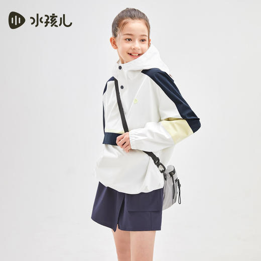 水孩儿童装2024新款男童三防透湿薄外套儿童时尚运动风上衣 商品图3