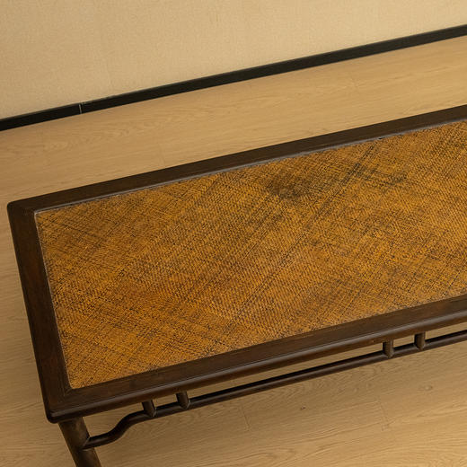 清 红木罗锅枨矮栳凉榻 商品图3