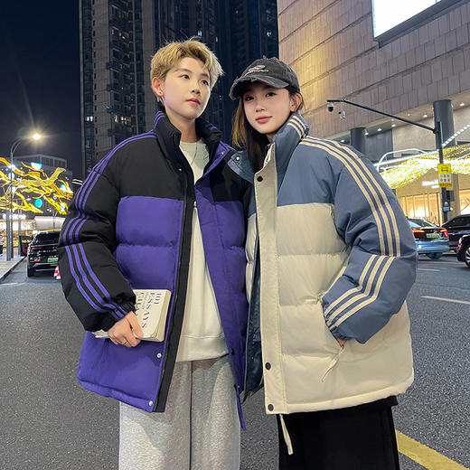 【新款DSS】大依优型大码立领棉服面包服棉衣保暖加厚加肥加大上衣男士外套胖子 商品图1