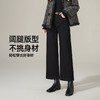 逸阳加绒宽直筒牛仔裤女2024年冬季新款九分宽松显瘦保暖阔腿裤子1723 商品缩略图1