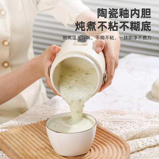 【能煮擅炖！随享鲜滋味】办公室小型电加热烧水炖煮自热花茶奶养生壶家用多功能迷你锅，一键焖炖煮，乐享三餐不重样。ry 商品图1